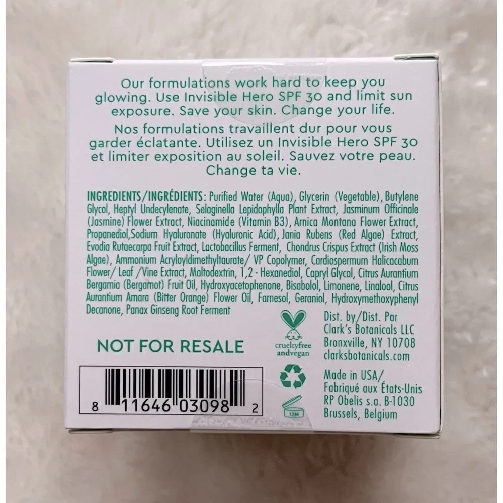 NIB CLARK'S BOTANICALS JASMINE VITAL HEALING CREAM, Size 50 ml / 1.7 fl. oz.